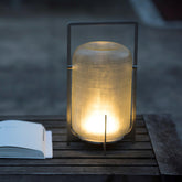 Silver Twilight Lantern Table Light